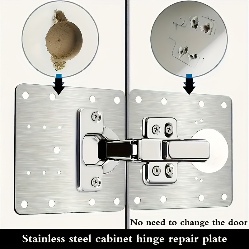 Furniture Hardware Repair - 8X Stainless Steel Cabinet Door Hinge