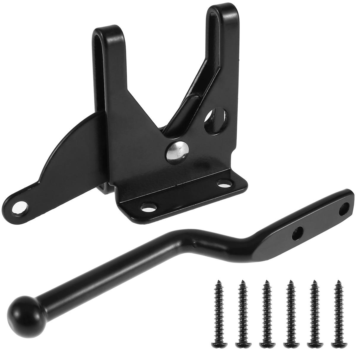Barrel Bolt Slide - Self-Locking Gate Latch Carbon Steel Post