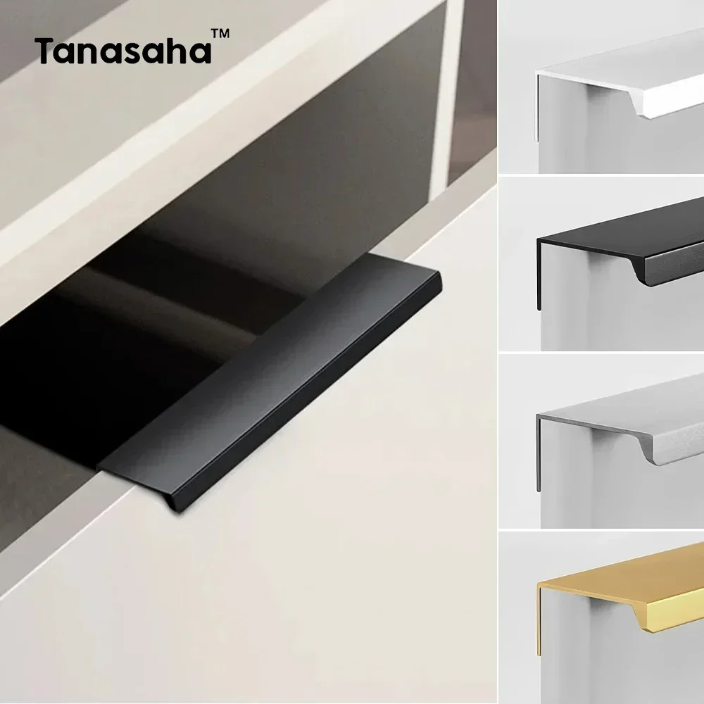 Furniture Hardware Gold - Non-punch Furniture Handle Brushed Gold Silver