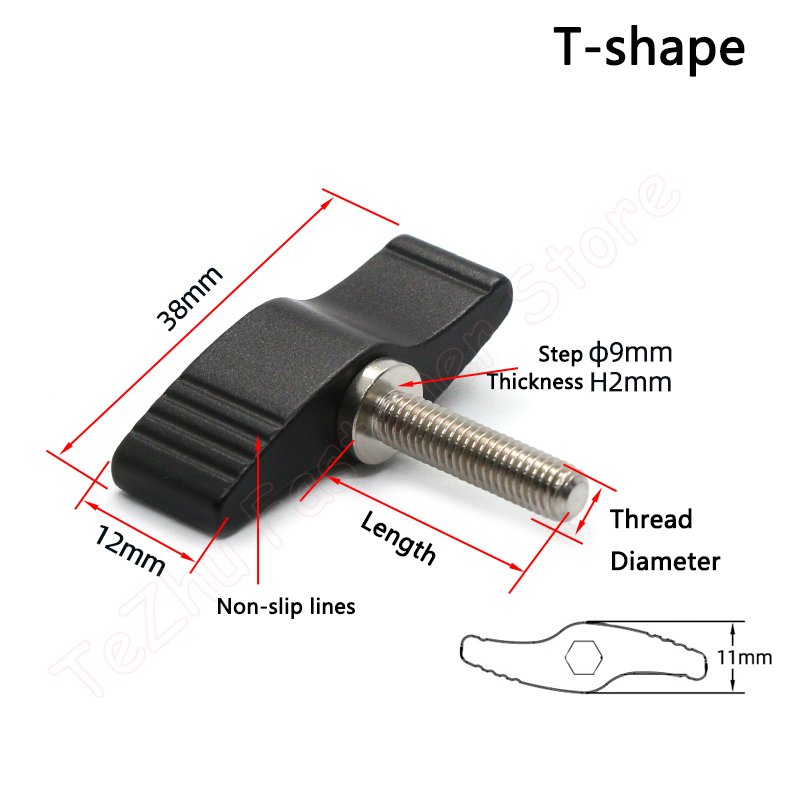 1pc M4 M5 M6 M8 Thumb Screws L - Barrel Bolt Slide 리뷰 및 가격