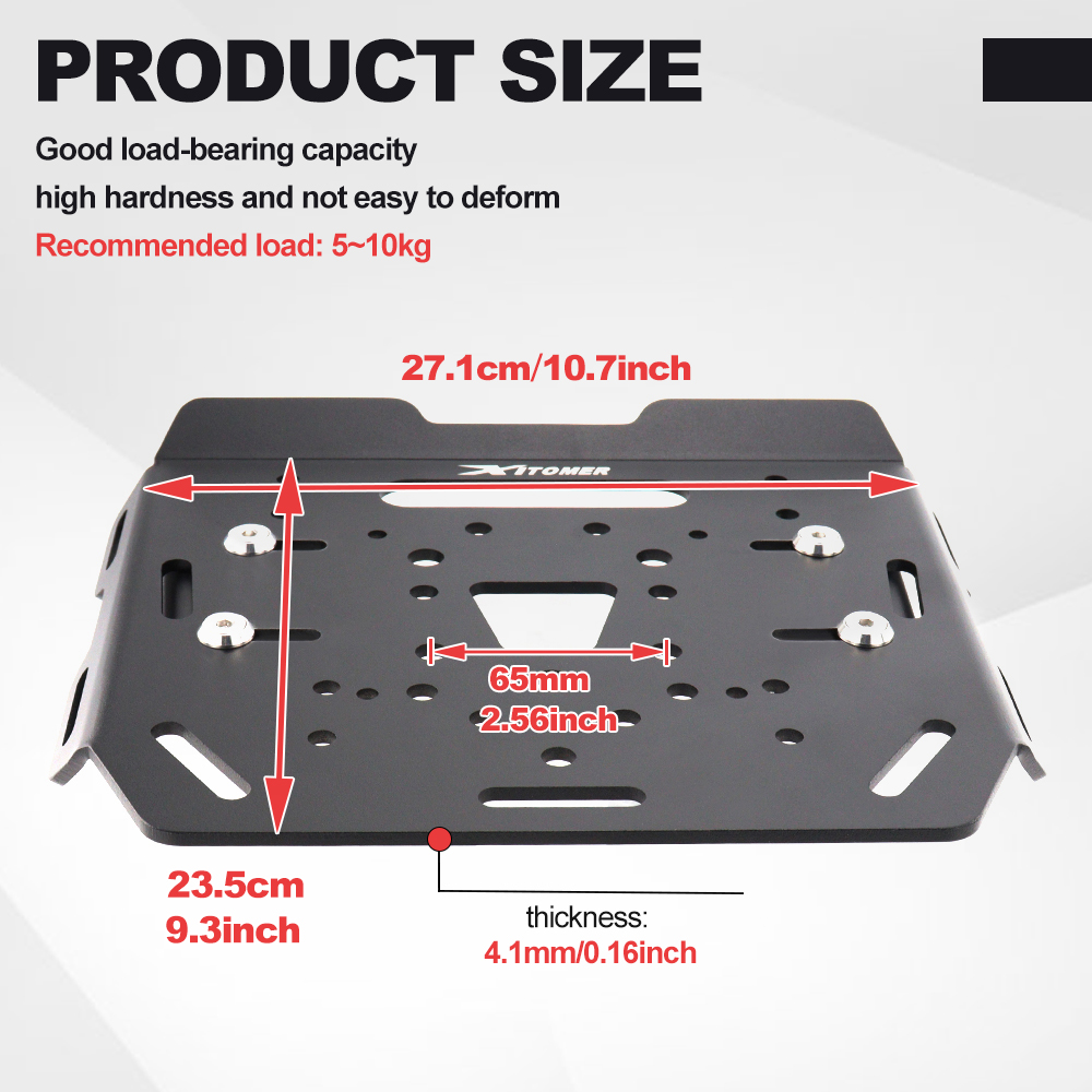 Motorcycle Top Box Rear Carrie - Shelf Bracket Pair 리뷰 및 가격