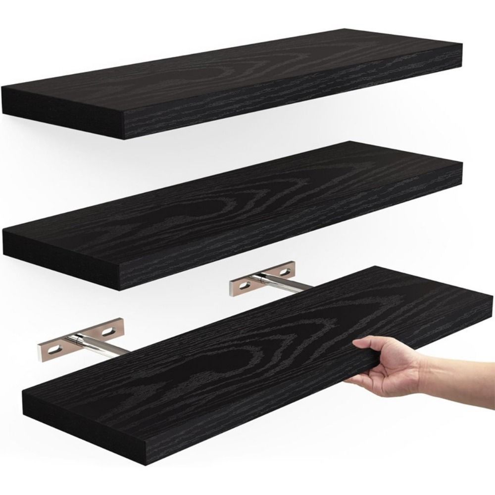Wooden Hanging Storage Rack Du - Shelf Bracket Pair 리뷰 및 가격