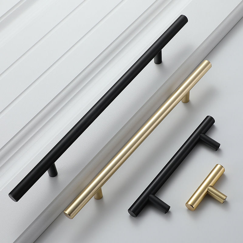 Modern Gold Brushed Straight C - Furniture Hardware Gold 리뷰 및 가격