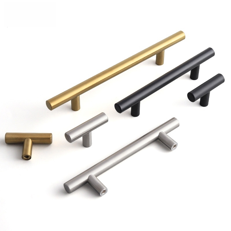 Modern Gold Brushed Straight C - Furniture Hardware Gold 리뷰 및 가격
