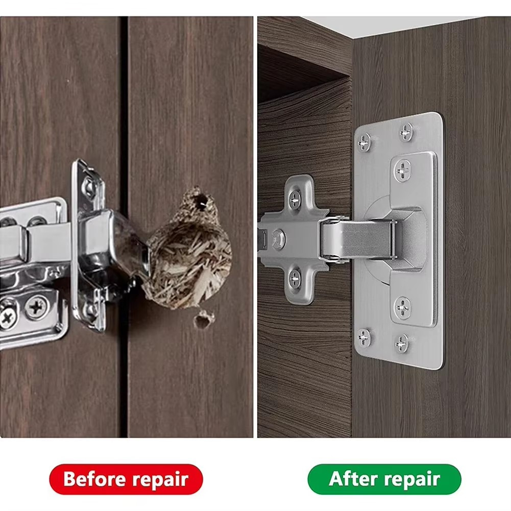 4Pair Hinge Repair Plate Cabin - Furniture Hardware Repair 리뷰 및 가격