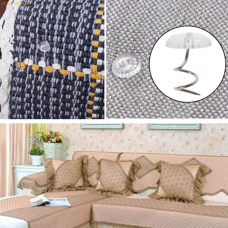 W3JE 50 Pcs Bedskirt Pins Clea - Furniture Upholstery Hardware 리뷰 및 가격