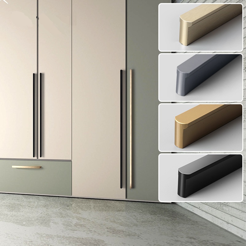 80-600mm Cabinet Door Rounded  - Furniture Hardware Gold 리뷰 및 가격