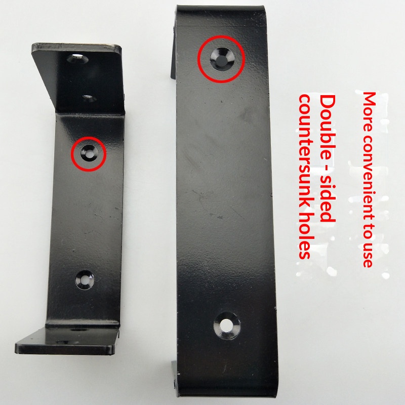 1PCS Black U-shaped Wall-mount - Shelf Bracket Pair 리뷰 및 가격