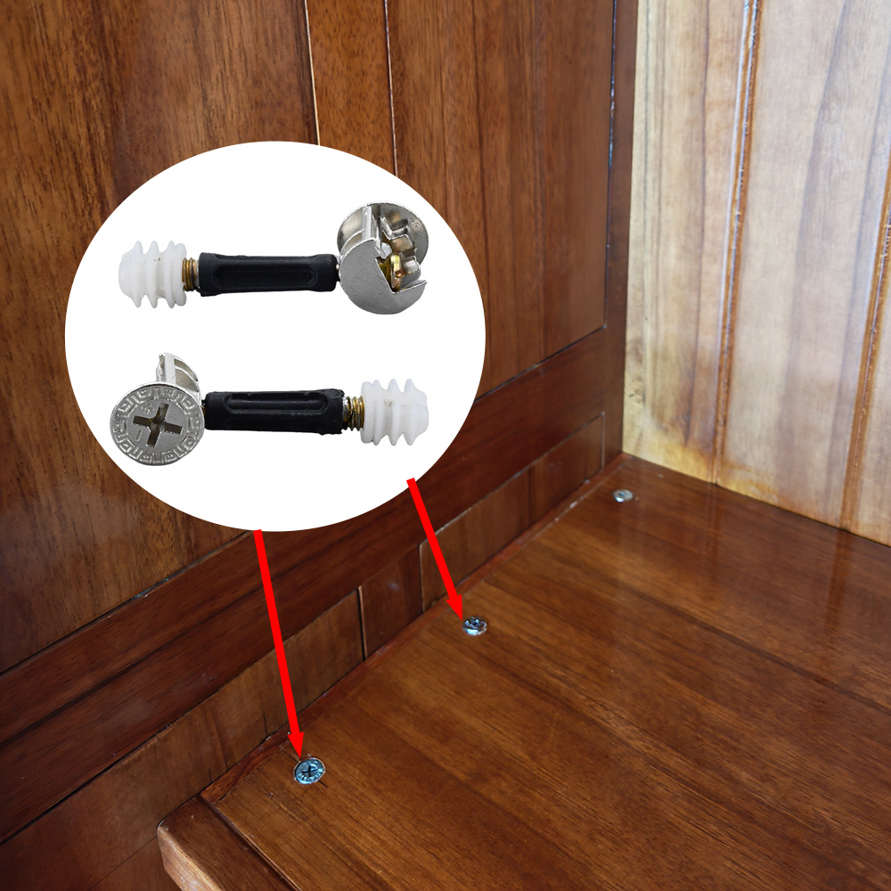 50/100Pcs 3 in 1 Furniture Con - Furniture Joinery Hardware 리뷰 및 가격