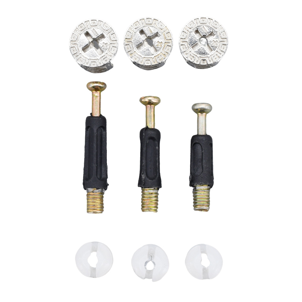 50/100Pcs 3 in 1 Furniture Con - Furniture Joinery Hardware 리뷰 및 가격
