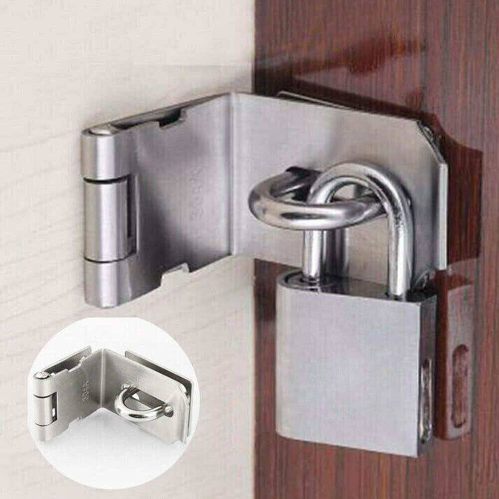90 Degree Padlock Hasp Door Cl - Barrel Bolt Slide 리뷰 및 가격