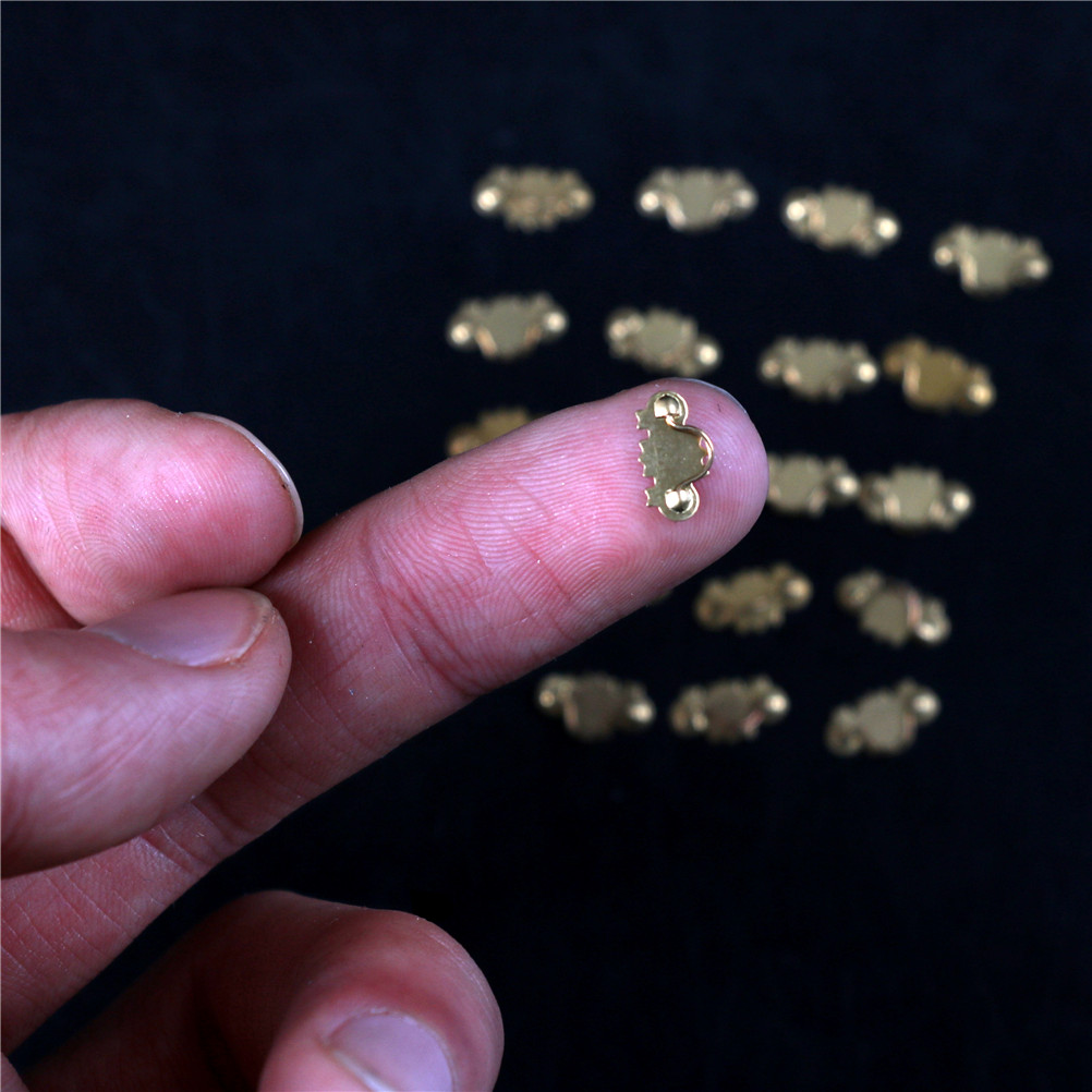 20pcs Dollhouse Miniature 1:12 - Furniture Hardware Gold 리뷰 및 가격