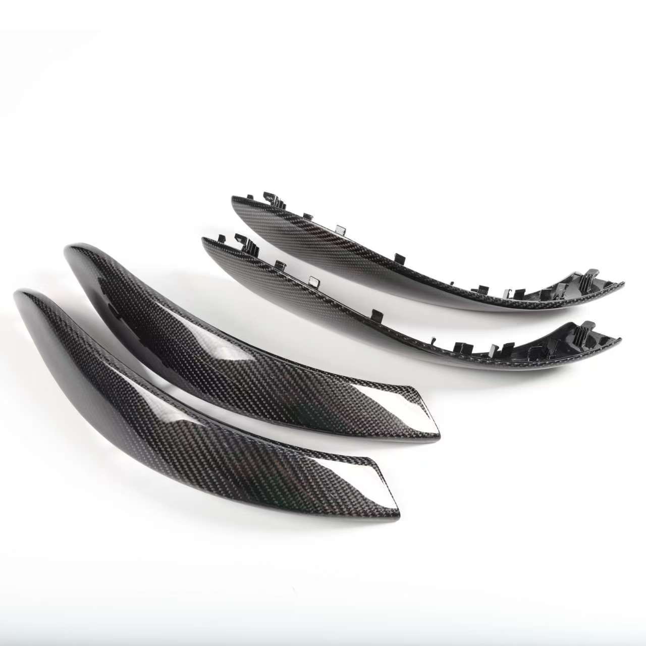 Real Carbon Fiber Interior Car - Door Handle Bar 리뷰 및 가격