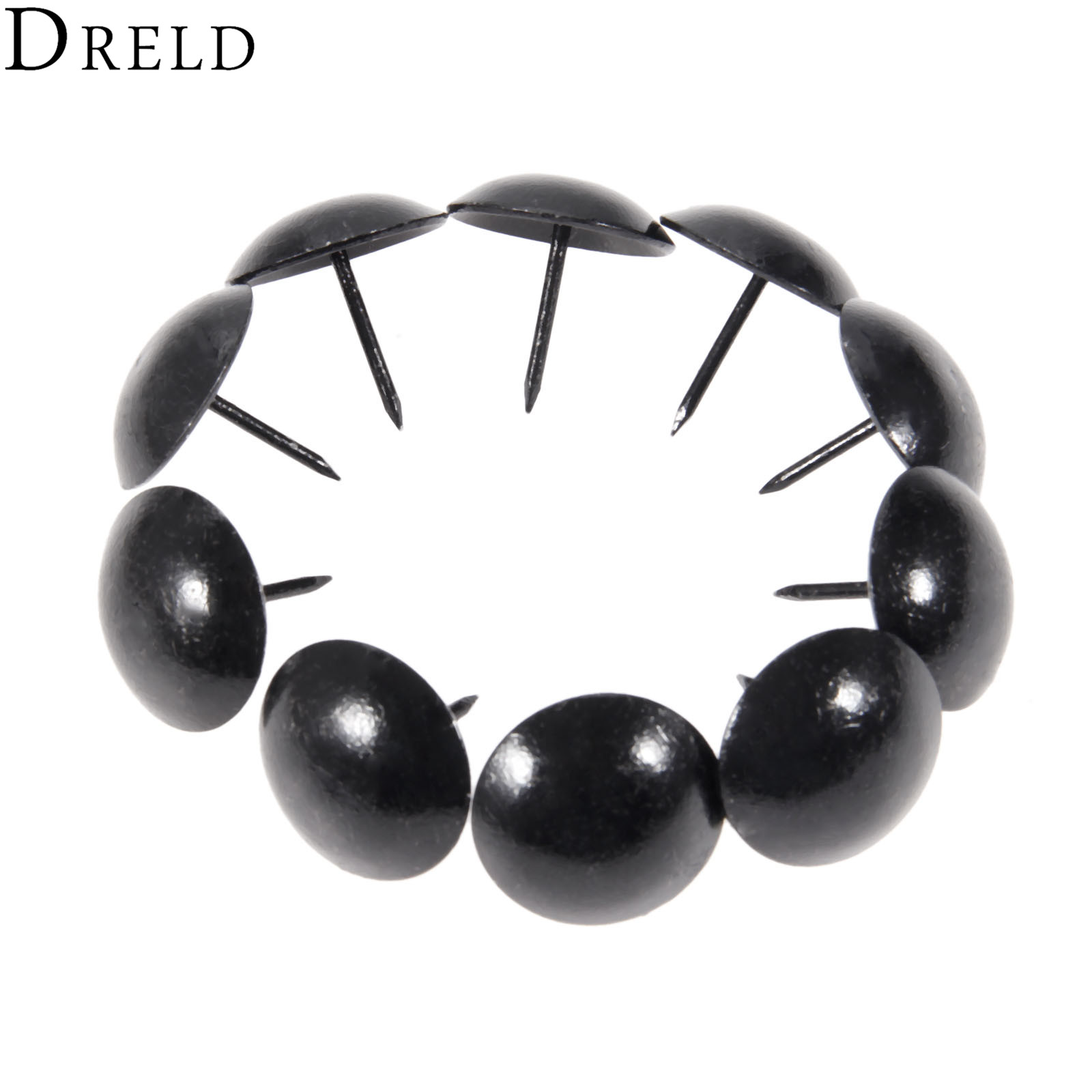 DRELD 10Pcs 25mm Antique Black - Furniture Upholstery Hardware 리뷰 및 가격