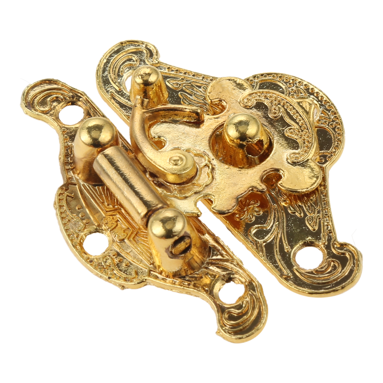 2 Pcs Antique Gold Box Hasp Lo - Furniture Joinery Hardware 리뷰 및 가격