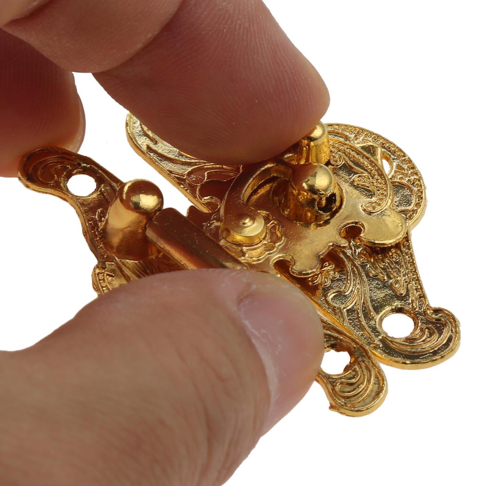 2 Pcs Antique Gold Box Hasp Lo - Furniture Joinery Hardware 리뷰 및 가격