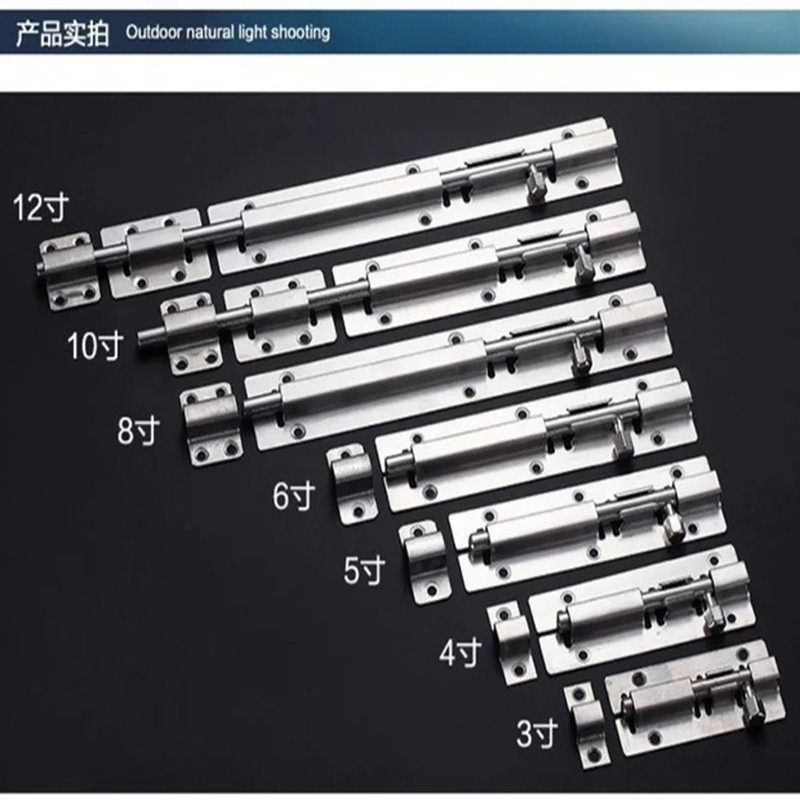 1Pc 3/4/5 Inch Long Silver Sta - Barrel Bolt Slide 리뷰 및 가격