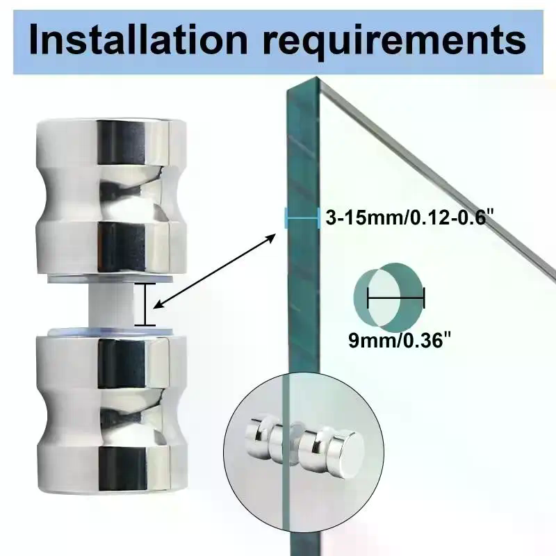 Stylish Shower Glass Door Hand - Door Handle Bar 리뷰 및 가격