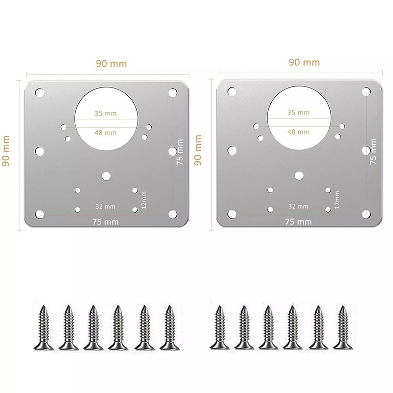 2/10Pcs Sets Hinge Repair Plat - Furniture Hardware Repair 리뷰 및 가격