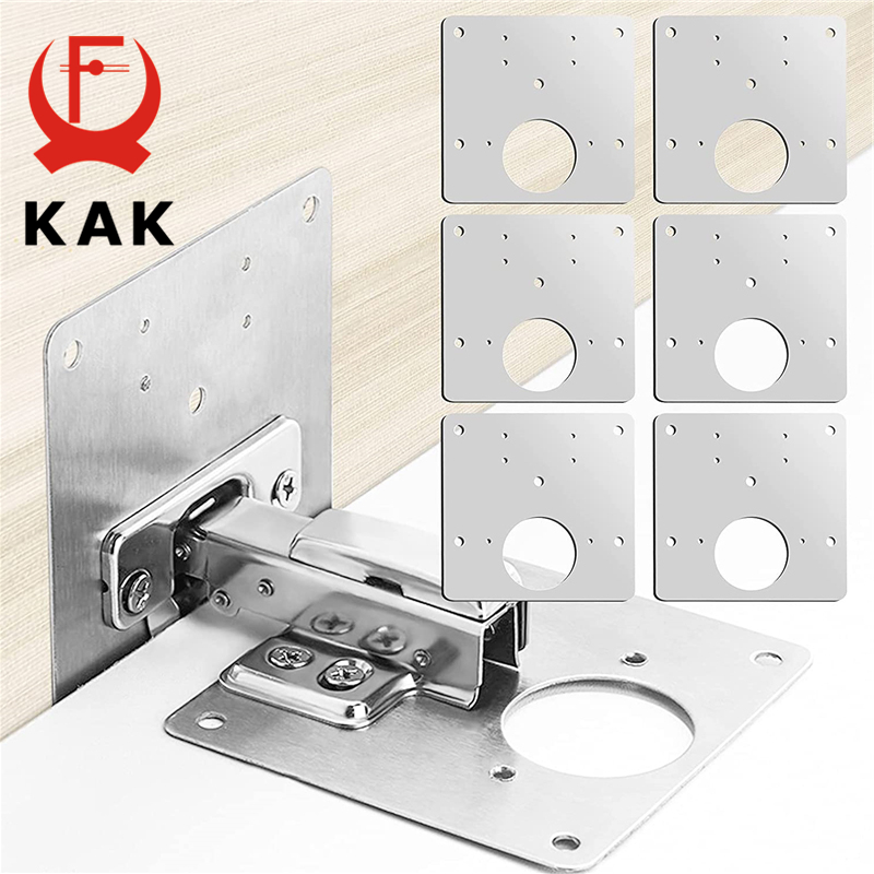 KAK 8pcs Hinge Repair Plate Br - Furniture Hardware Repair 리뷰 및 가격