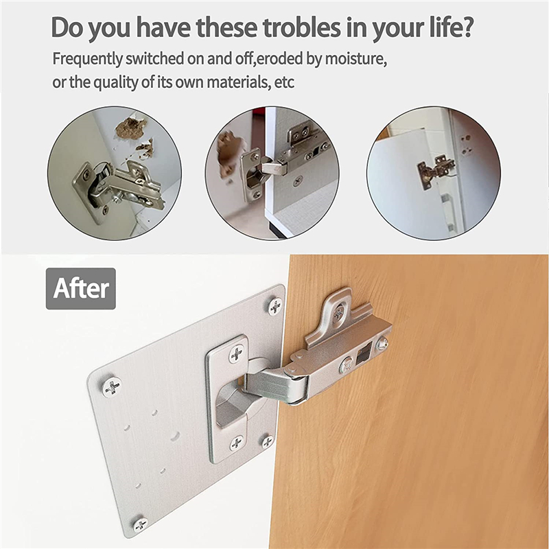 KAK 8pcs Hinge Repair Plate Br - Furniture Hardware Repair 리뷰 및 가격