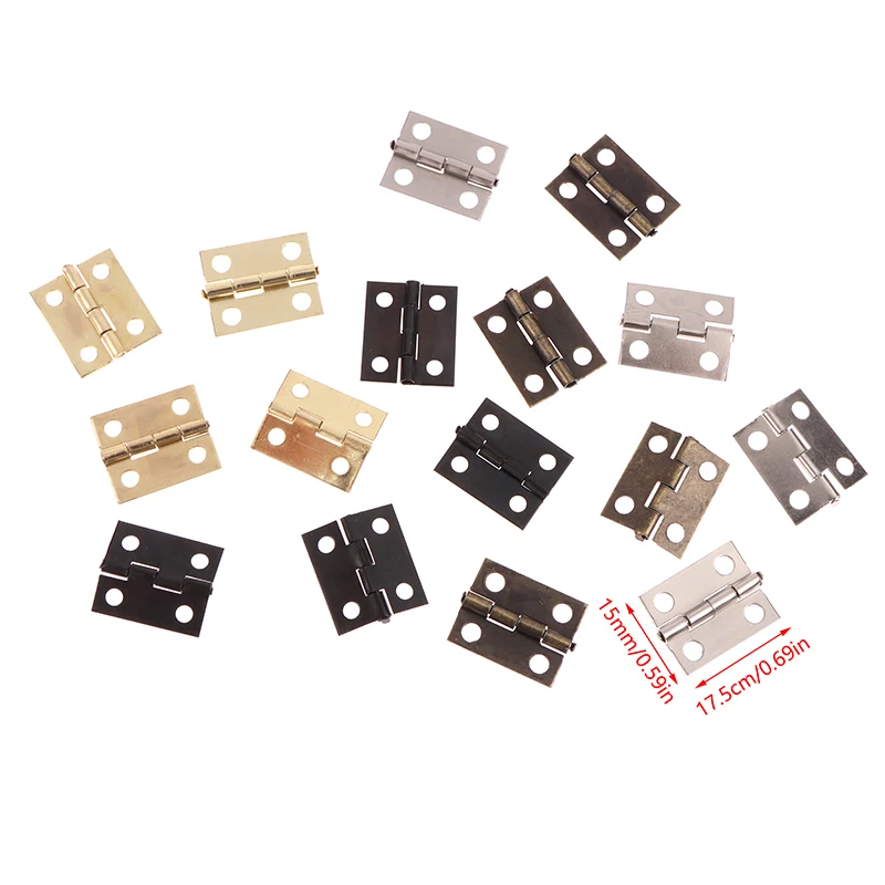 50pcs/box Hinges + 200 Screws  - Furniture Hardware Gold 리뷰 및 가격