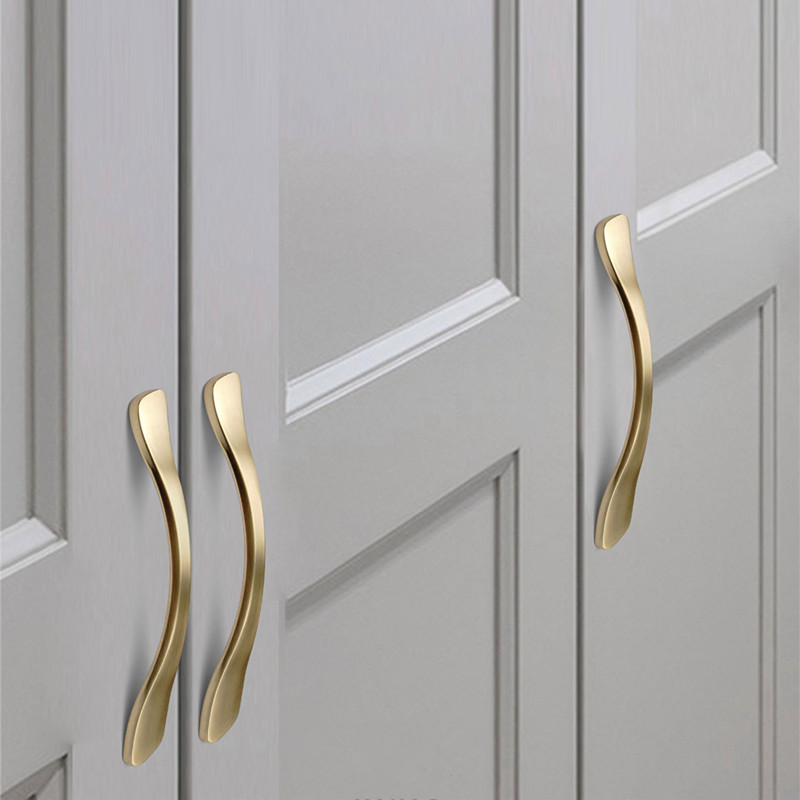 Gold Furniture Handles Aluminu - Furniture Hardware Gold 리뷰 및 가격