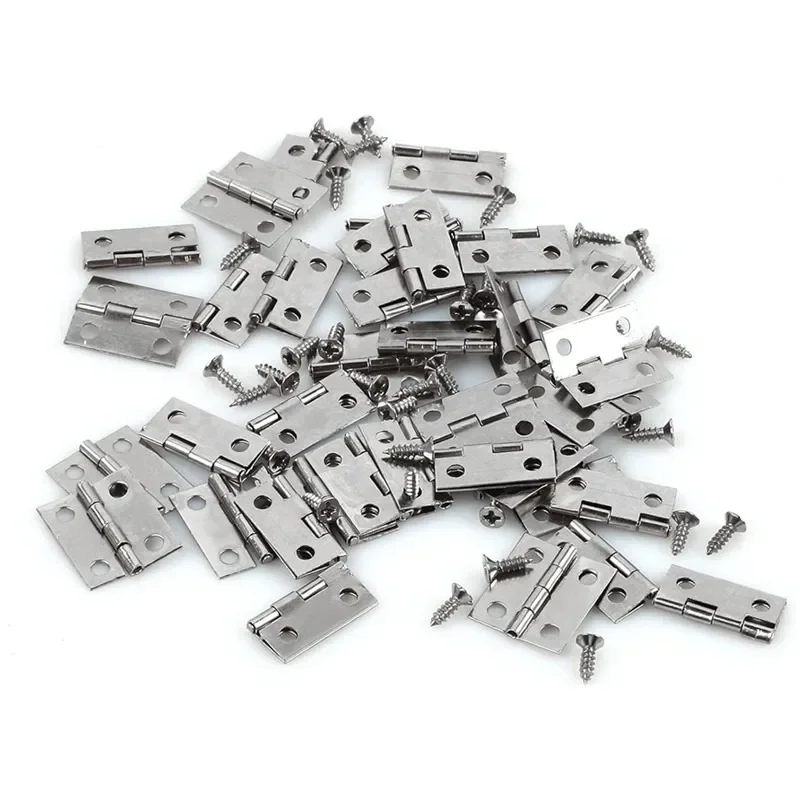 50pcs Mini Hinge For Small Cra - Furniture Hardware Gold 리뷰 및 가격