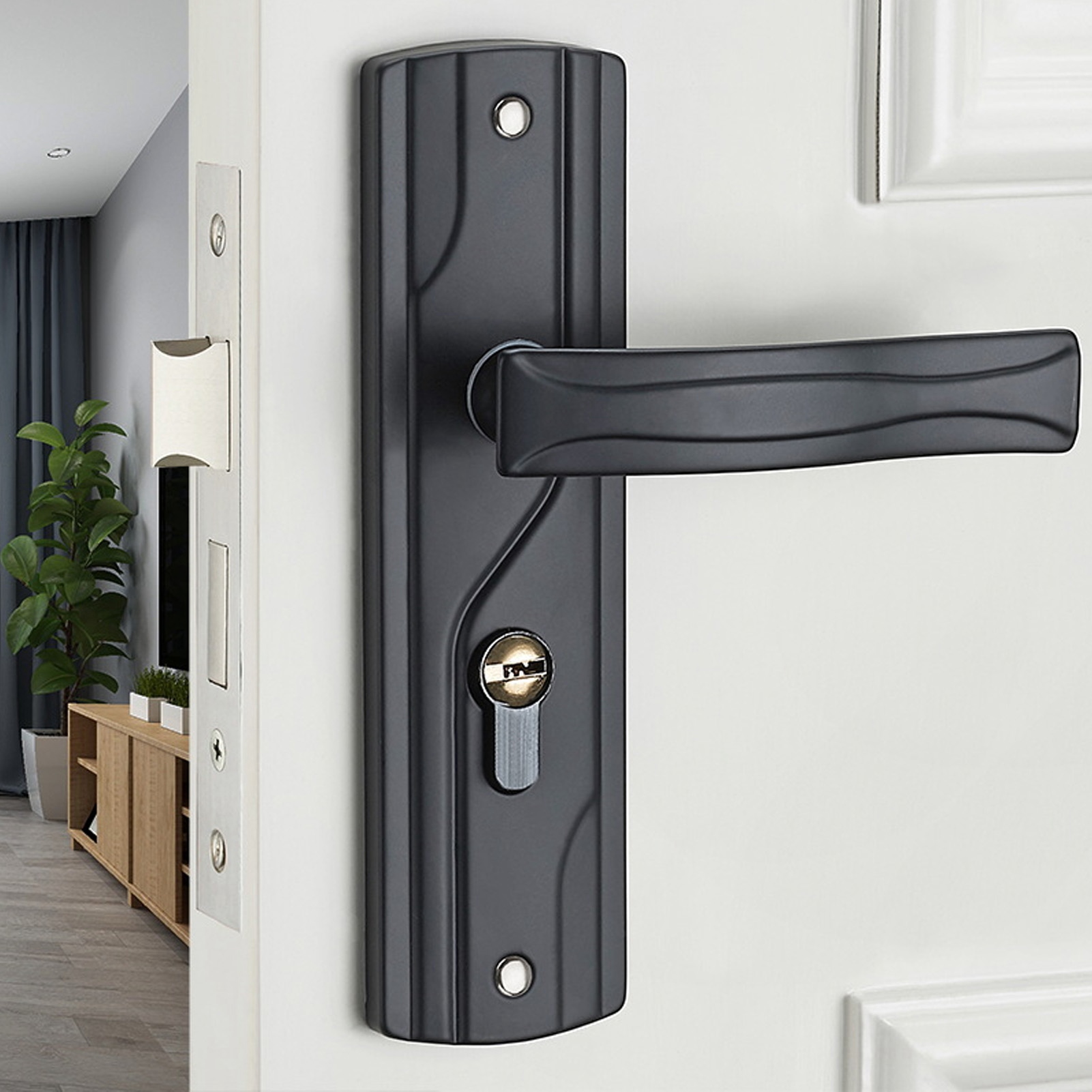 Door Handle Lock Manganese Ste - Door Handle Bar 리뷰 및 가격