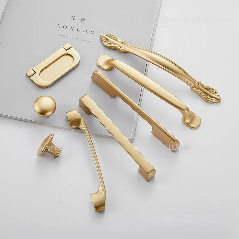Kitchen Cupboard Knob Square U - Furniture Hardware Gold 리뷰 및 가격