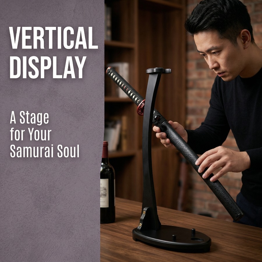 Vertical Katana Stand Sword Sh - Shelf Bracket Pair 리뷰 및 가격