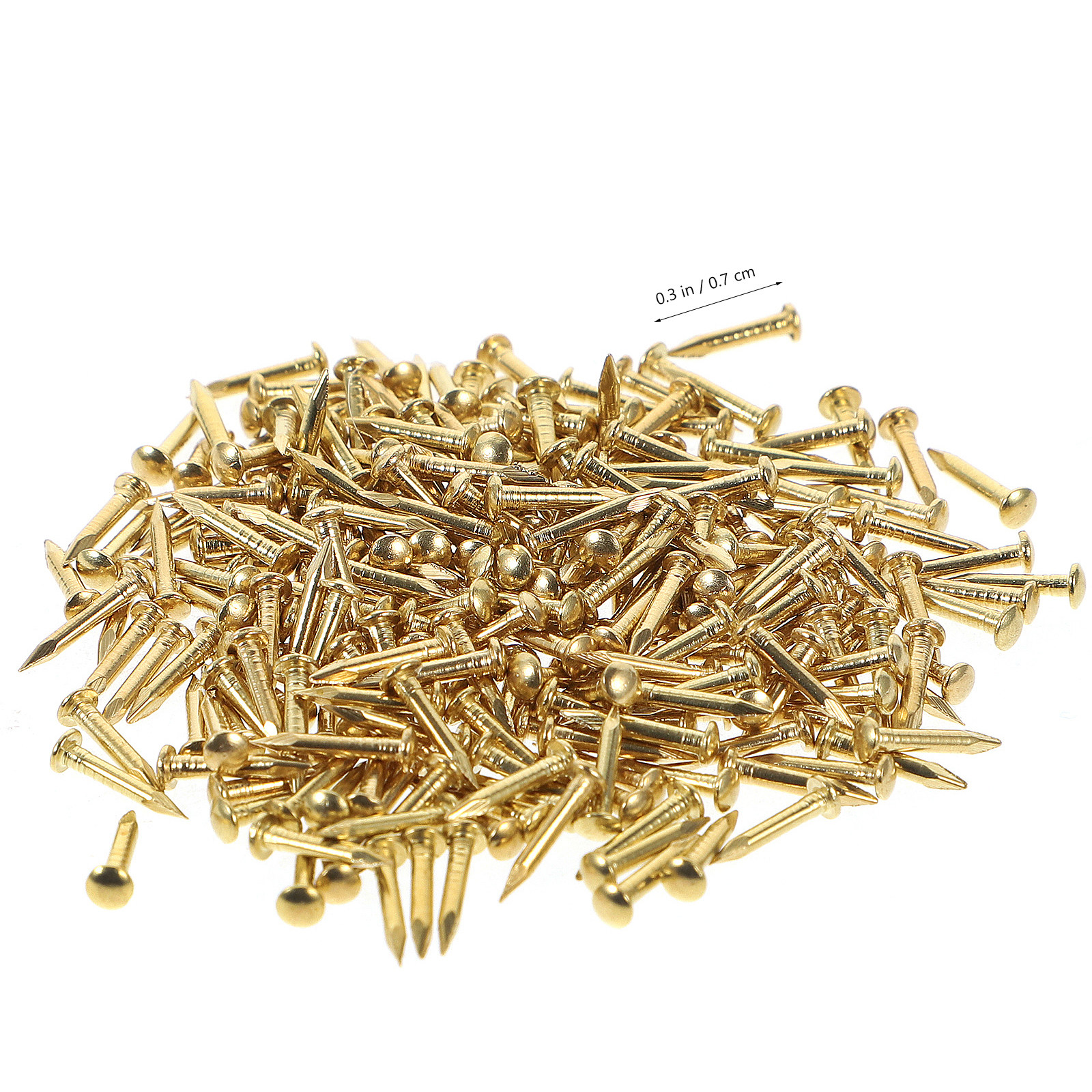 200Pcs Brass Nails Round Head  - Furniture Upholstery Hardware 리뷰 및 가격
