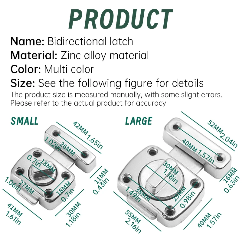 1pc Home Security Latch Rotate - Barrel Bolt Slide 리뷰 및 가격