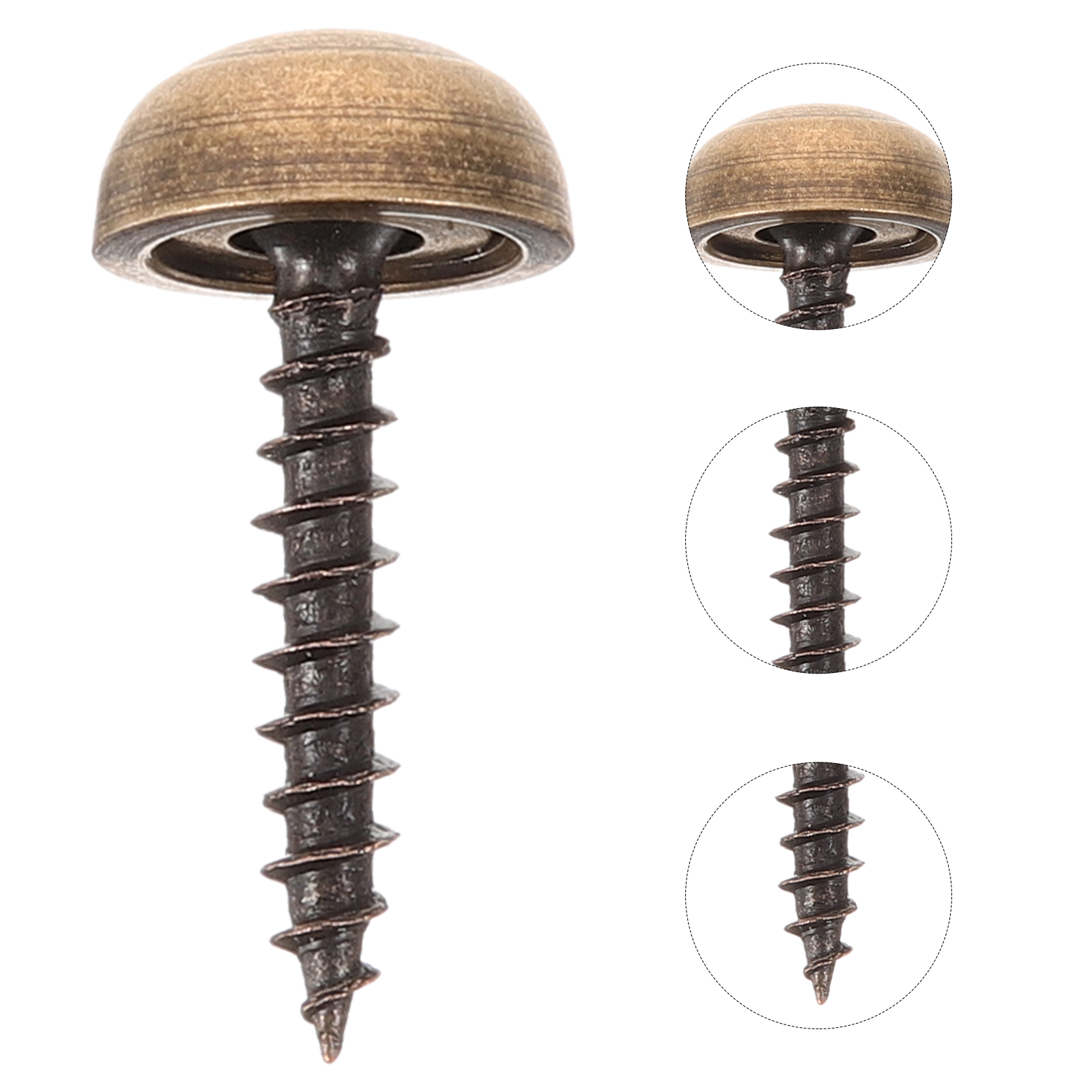 8pcs 13mm Brass Brass Screws C - Furniture Upholstery Hardware 리뷰 및 가격