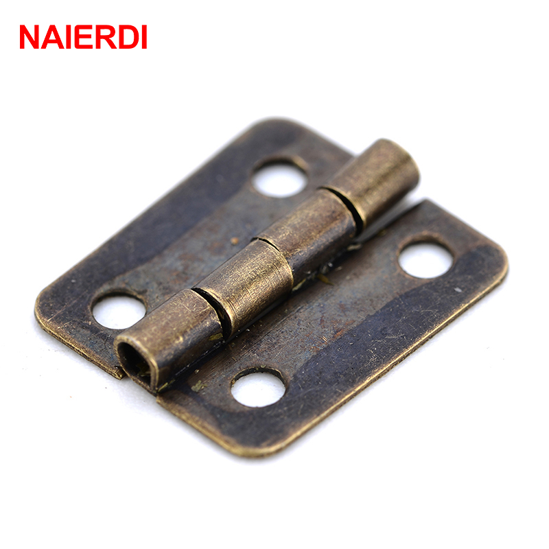 50PCS NAIERDI Antique Hinge Mi - Furniture Hardware Gold 리뷰 및 가격
