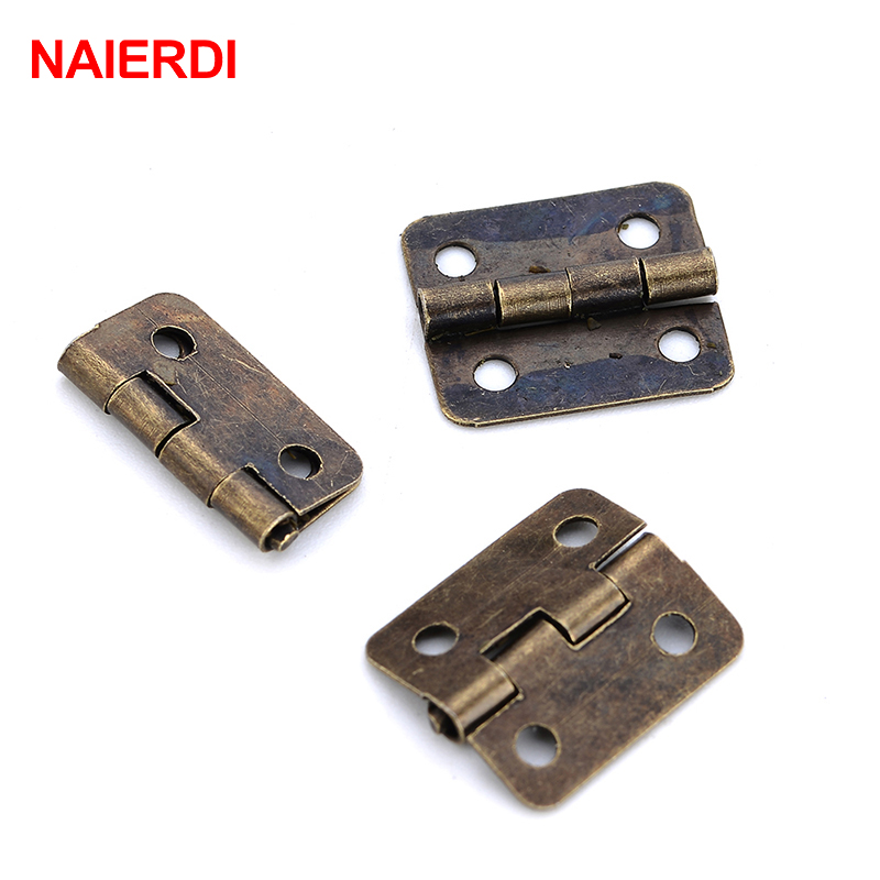 50PCS NAIERDI Antique Hinge Mi - Furniture Hardware Gold 리뷰 및 가격